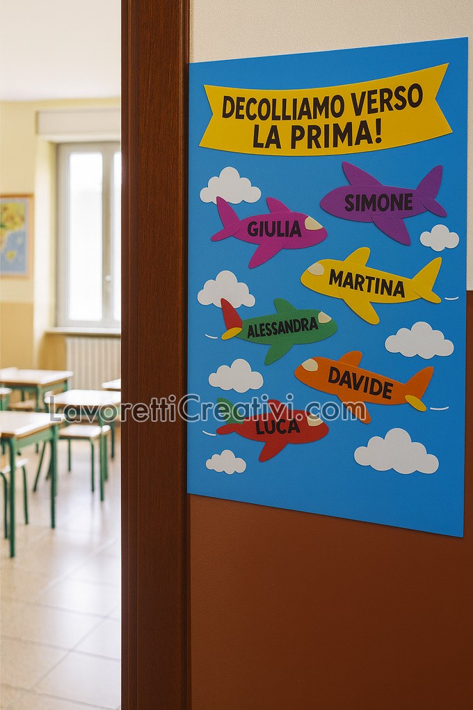 decorazione accoglienza prima elementare
