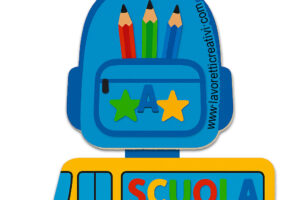 decorazione bentornati zaino scuolabus