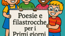 poesie filastrocche primi giorni scuola