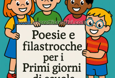 poesie filastrocche primi giorni scuola