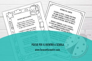 poesie rientro scuola primaria