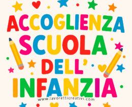 scuola Infanzia accoglienza