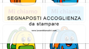 segnaposti accoglienza