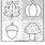 Decorazione quadrata tema autunno