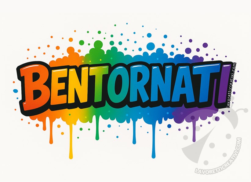 bentornati stile graffiti