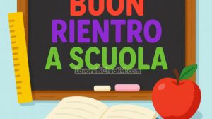 buon rientro a scuola