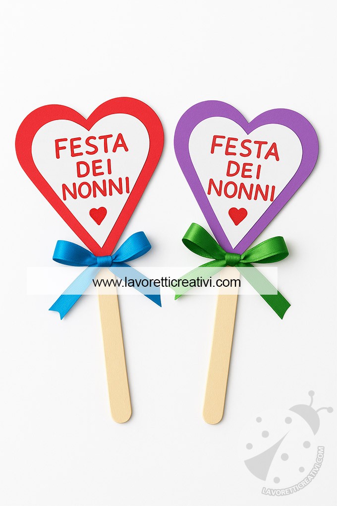 cuori colorati festa dei nonni