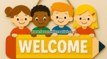 decorazione di benvenuto con bambini 1