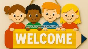 decorazione di benvenuto con bambini 1
