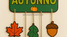 decorazione pendente autunno