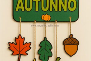 decorazione pendente autunno