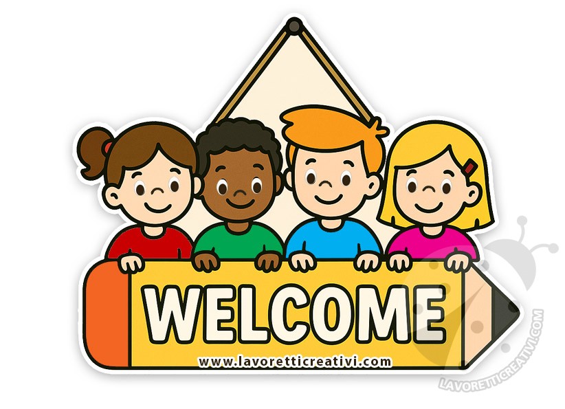decorazione porta aaccoglienza bambini