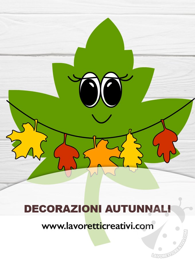 decorazioni autunnali primaria infanzia