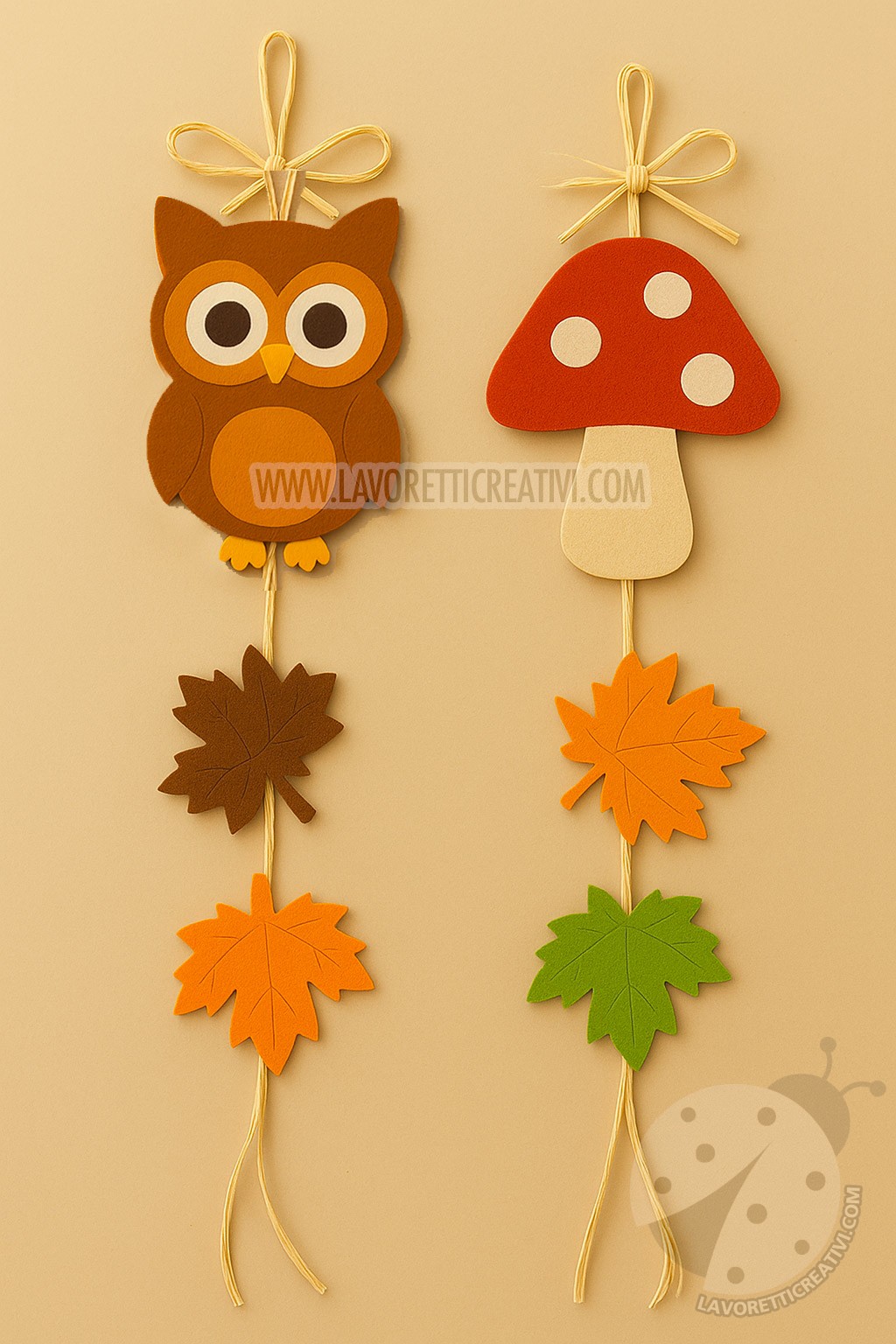 decorazioni da appendere in autunno