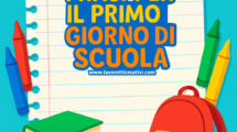 frasi primo giorno di scuola