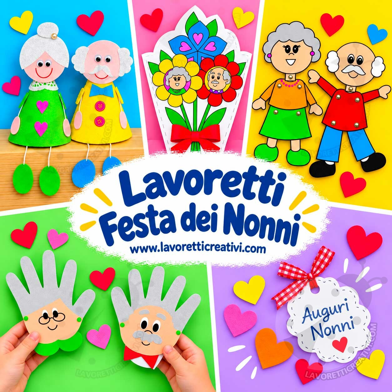 Lavoretti Festa dei Nonni 7 Lavoretti Festa dei Nonni