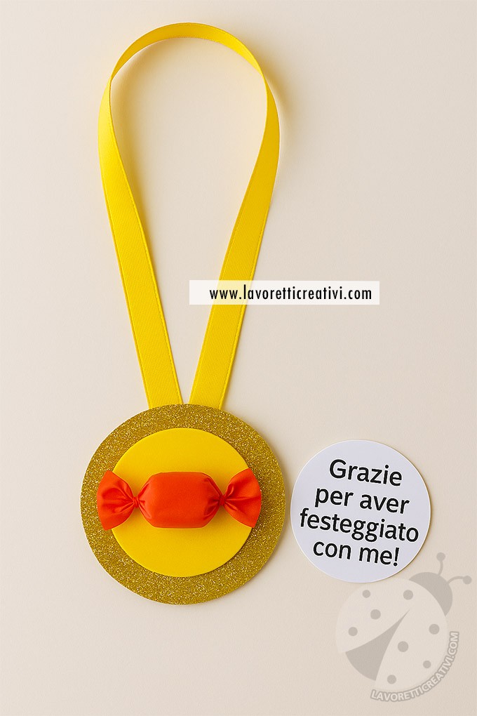 medaglia caramella