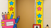 porta accoglienza addobbi aula
