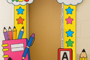 porta accoglienza addobbi aula