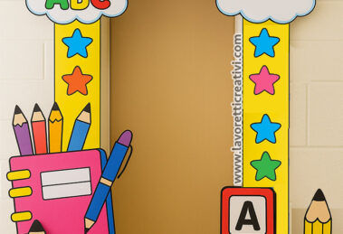 porta accoglienza addobbi aula