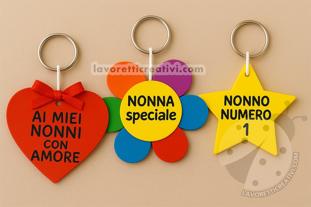 portachiavi nonni gomma crepla