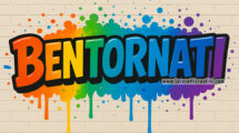 scritta bentornati in stile street art
