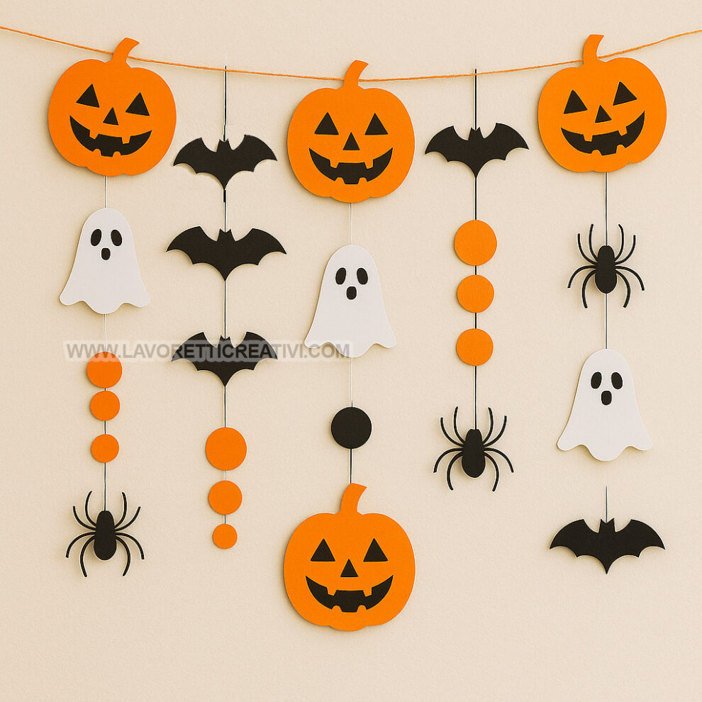 Decorazione a forma di zucca per Halloween, set da 14 x 13 cm, motivo Halloween illuminato per esterni
