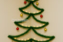 albero di natale a parete