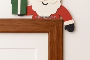 christmas door corner decor