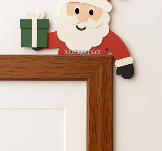 Decorazione angolo porta a Natale 9 christmas door corner decor