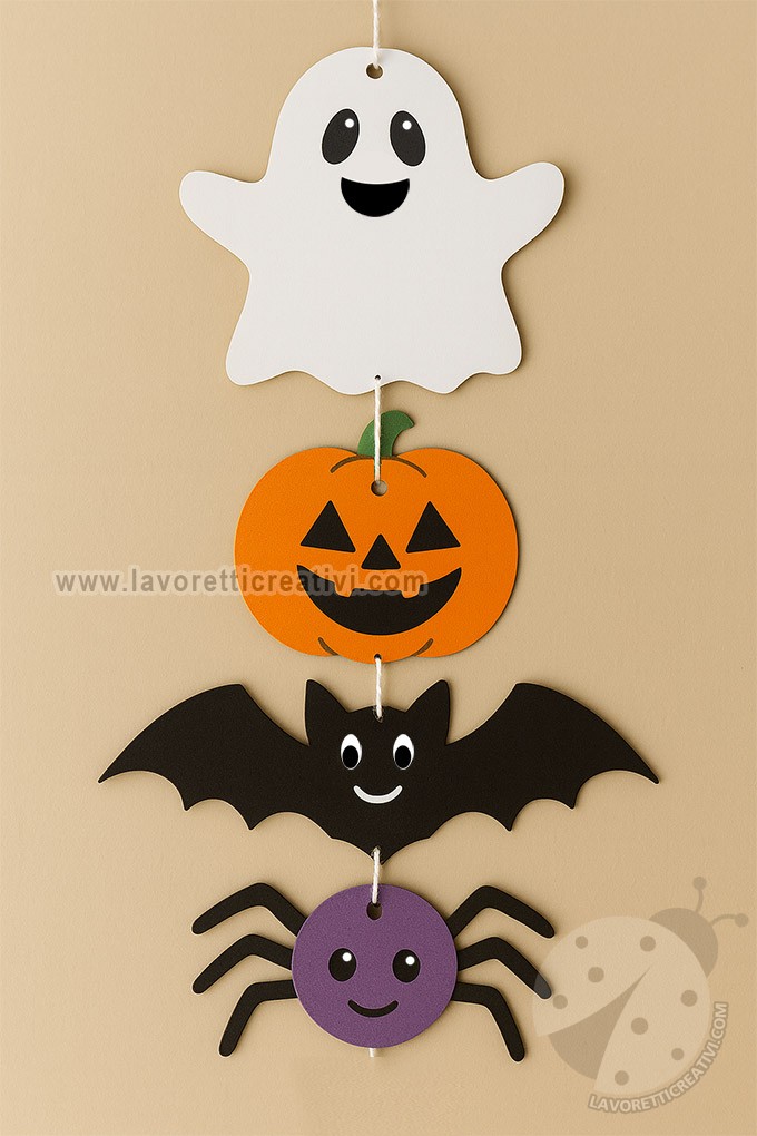 decorazione pendente di carta per Halloween