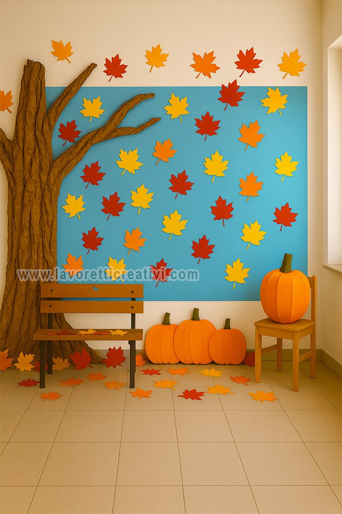 decorazioni autunno scuola