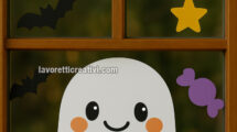 fantasma halloween finestra