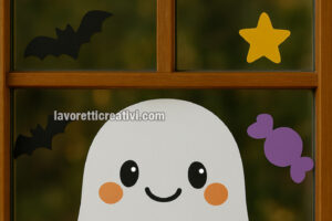 fantasma halloween finestra
