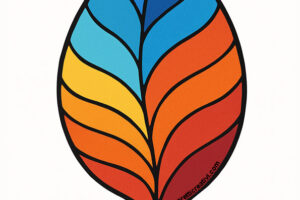 foglia colori caldi freddi