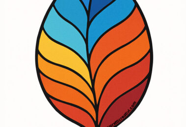 foglia colori caldi freddi