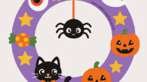 ghirlanda halloween da ritagliare