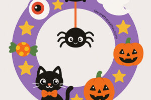 ghirlanda halloween da ritagliare