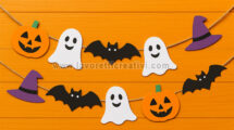 ghirlanda halloween facile