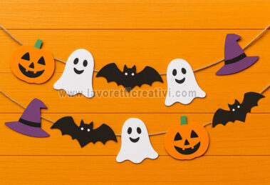 ghirlanda halloween facile