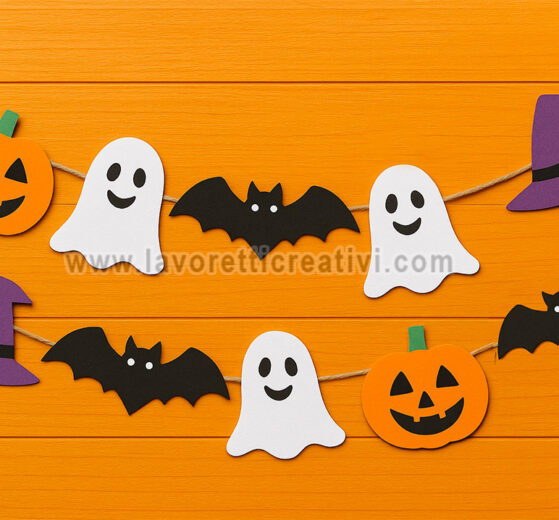 Ghirlanda di Halloween fai da te 12 ghirlanda halloween facile