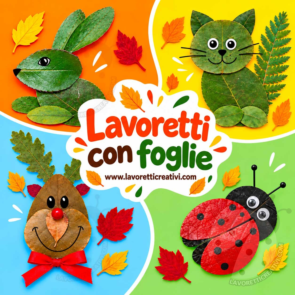 Lavoretti con foglie