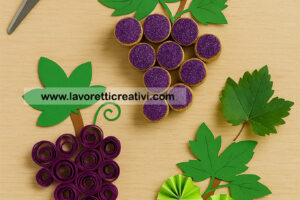 lavoretti grappoli uva