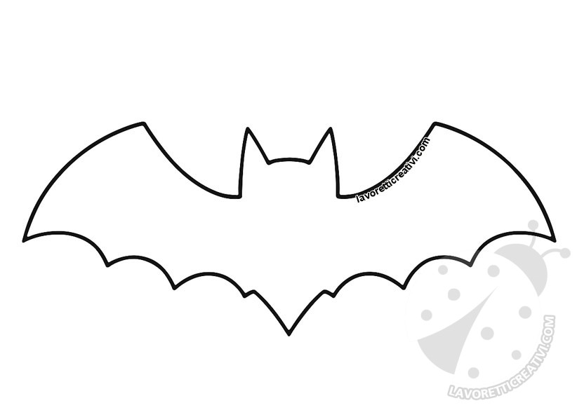 sagoma di pipistrello di Halloween