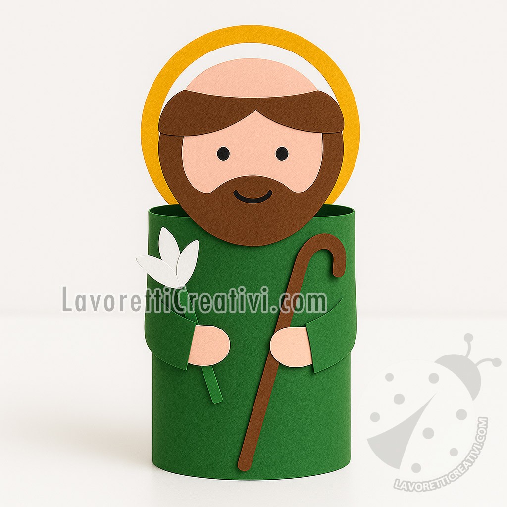 san giuseppe con cartoncini