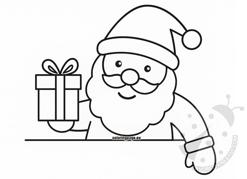 santa door corner decor