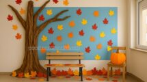 scenografia scuola autunno