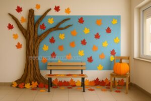 scenografia scuola autunno