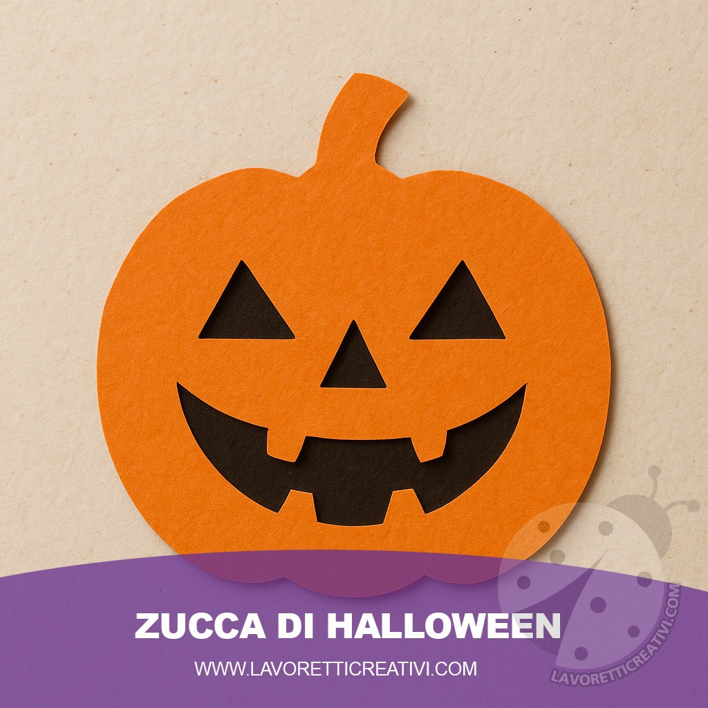zucca di Halloween facile