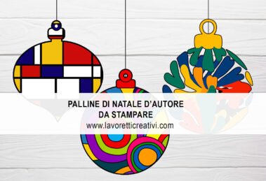 arte palline di natale autore